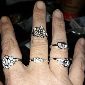 Silver rings